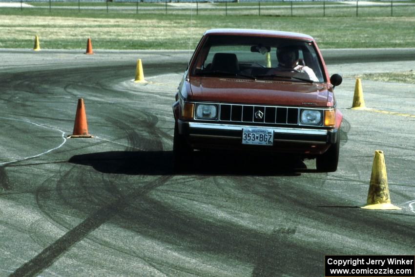 John Broderick's H-Stock Plymouth Horizon at Owatonna Airport