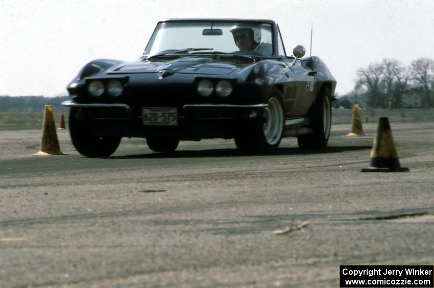 Don Gettinger's B-Stock Chevy Corvette at Owatonna Airport