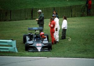 Mark Folkert's Ralt RT-5 was a DNF and pulled off between turns 5 and 6