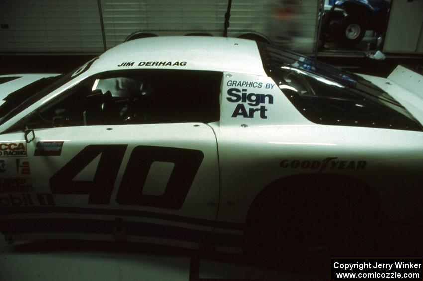 Jim Derhaag's Chevy Camaro in the paddock after the race.