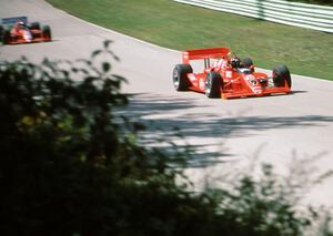 Didier Theys' Lola T-88/00/Buick ahead of Raul Boesel's Lola T-89/00/Judd