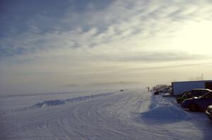 The ice dust was awful to deal with, although the sky was perfect.