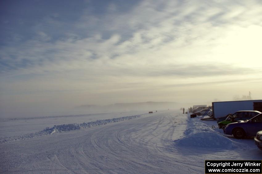 The ice dust was awful to deal with, although the sky was perfect.