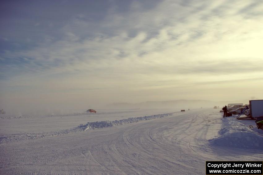 The ice dust was awful to deal with, although the sky was perfect.