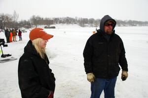 Bonnie Stoehr and Pete Forrey talk racing.