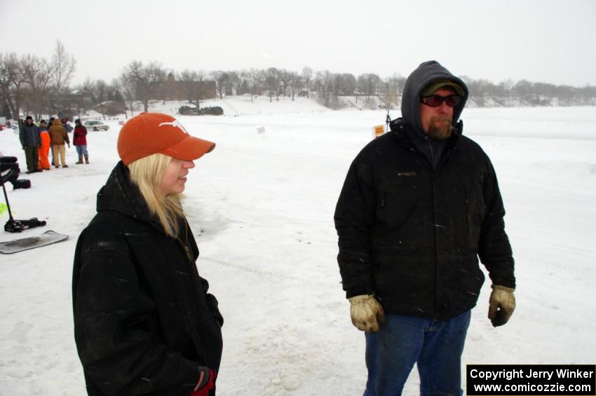 Bonnie Stoehr and Pete Forrey talk racing.