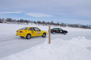 Ty Saiki / Pete Forrey VW Passat and Wendy Burhans / Dan Burhans II SAAB 900