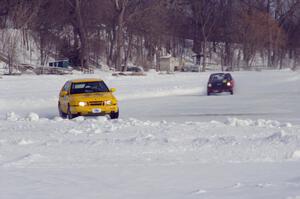 Wendy Burhans / Dan Burhans II SAAB 900 and Bryan Wulk / Len Jackson VW Fox