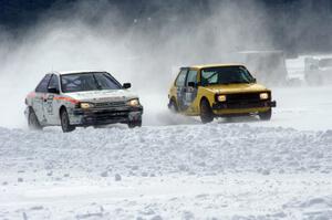 Will Cammack / Aaron Jongbloedt Subaru Impreza and Mike Gardner / Jake Gardner VW GTI