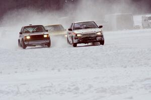 Bucky Weitnauer's VW Rabbit with Will Cammack / Aaron Jongbloedt Subaru Impreza