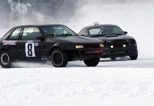 Jackson Bossen's Plymouth Sundance and Chad Reinhofer / Cody Reinhofer Audi TT
