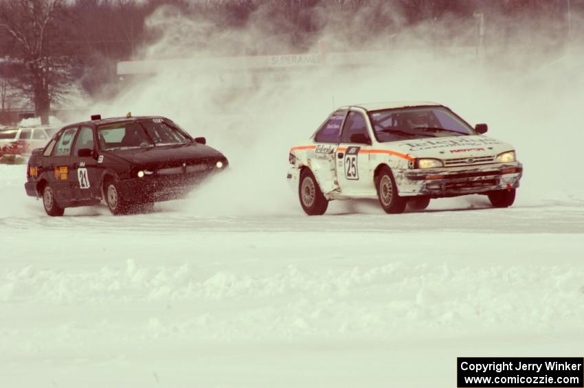 Will Cammack / Aaron Jongbloedt Subaru Impreza and Ty Saiki / Pete Forrey VW Passat