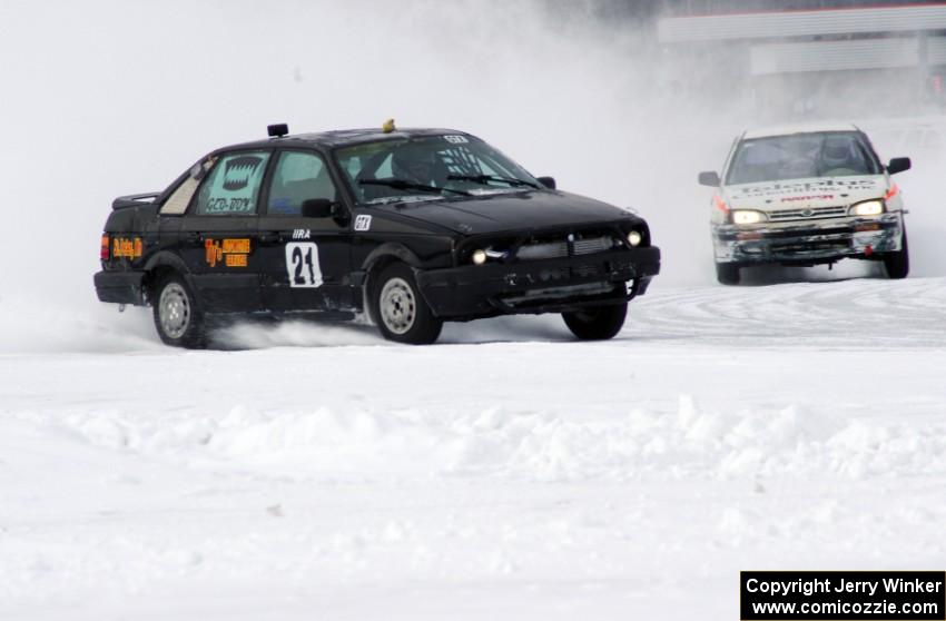 Ty Saiki / Pete Forrey VW Passat and Will Cammack / Aaron Jongbloedt Subaru Impreza