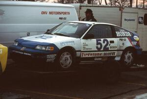 Peter Hansel / Bill Artzberger Honda CRX Si won the enduro