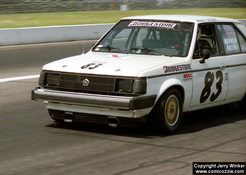 Mark Utecht's ITB Dodge Omni