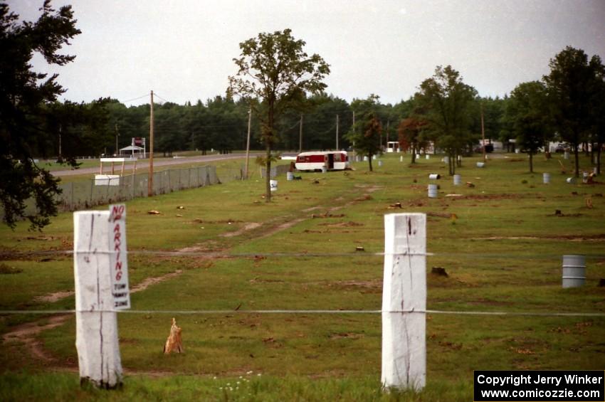 Infield camping area between turns 9 and 10