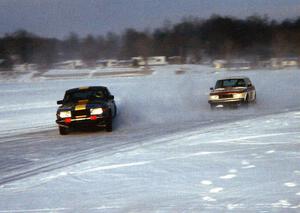 Dan Burhans, Sr. / Dan Burhans, Jr. SAAB 99 and Chuck Peterson / Bob Roth SAAB 99