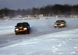 Dan Burhans, Sr. / Dan Burhans II SAAB 99 and Chuck Peterson / Bob Roth SAAB 99