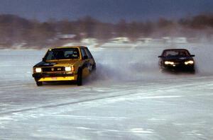 Jeff Burk / Mike Gardner VW GTI and Lyle Nienow / Mark Nienow Chevy Cavalier Z-24