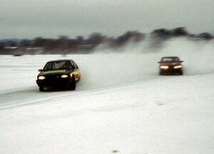 John Menard / Paul Menard Mazda 323GTX and Lyle Nienow / Mark Nienow Chevy Cavalier Z-24