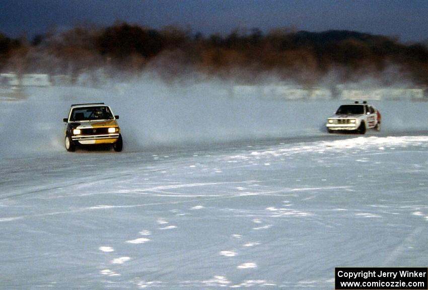 Kyle Smith / Klint Smith VW Rabbit and Wally Rennick / Bill Nelson Dodge Omni