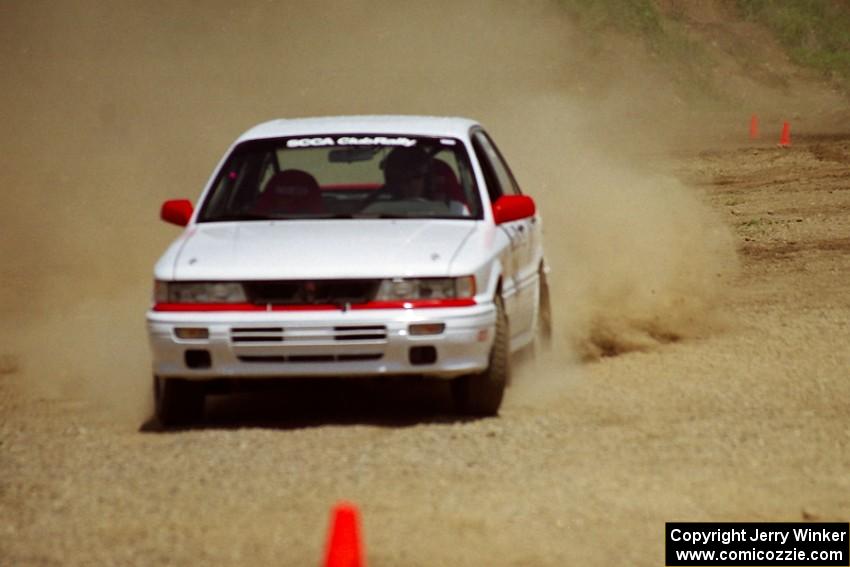 Rich Faber in Todd Jarvey's Mitsubishi Galant VR-4