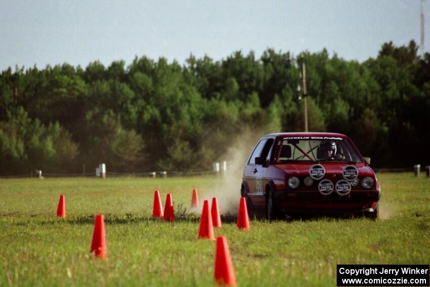 Mark Utecht in J.B. Niday's VW GTI