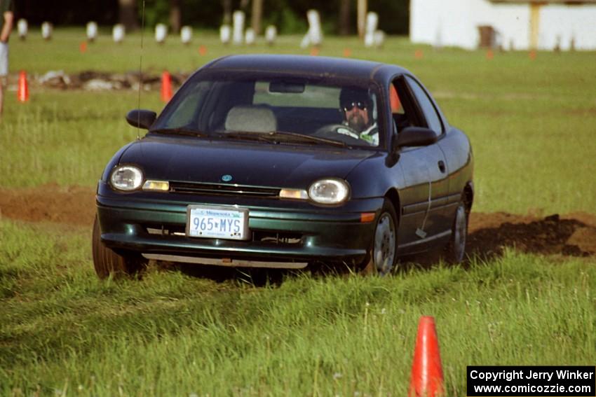 Kerry Freund's in Kathy Freund's Dodge Neon