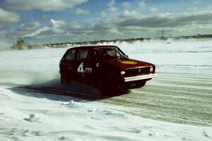 Len Jackson's VW Rabbit battles the Lyle Nienow / Mark Nienow / Bud Erbe Chevy Cavalier Z-24