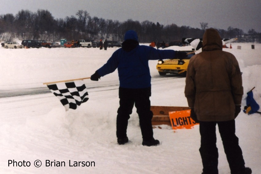 Steve Carter / Mark Knepper Toyota MR-2 takes the checkered