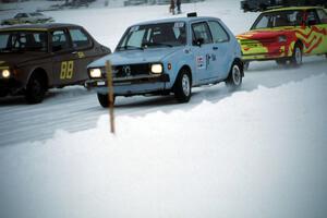 Chuck Peterson / Jeanette Russo SAAB 99, Paul Gilbert / Gary Rentfro VW Rabbit and Mark Knepper / Steve Carter Toyota Starlet