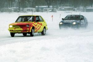 Mark Knepper / Steve Carter Toyota Starlet and Peter Cunningham / Scott Kronn Honda CRX Si