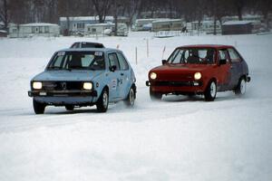 Paul Gilbert / Gary Rentfro VW Rabbit and Steve Noffke / ??? Ford Fiesta