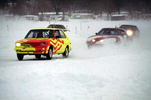 Mark Knepper / Steve Carter Toyota Starlet, Cary Kendall / Len Jackson Mazda RX-7 and Todd Freeman / ??? Honda CRX Si