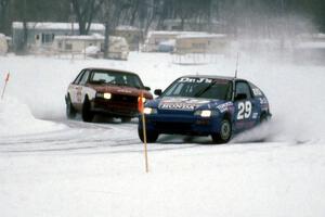 Peter Cunningham / Scott Kronn Honda CRX Si and Lyle Nienow / Bud Erbe Chevy Cavalier Z-24