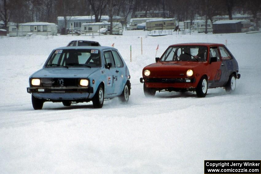 Paul Gilbert / Gary Rentfro VW Rabbit and Steve Noffke / ??? Ford Fiesta