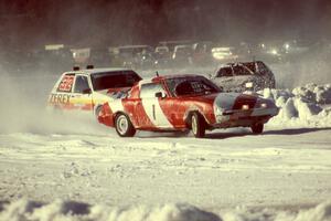 Cary Kendall / Len Jackson Mazda RX-7, Larry Menard / Mike Kramer Toyota FX-16 and Rick Albrechtson / Scott Kronn Honda CRX Si