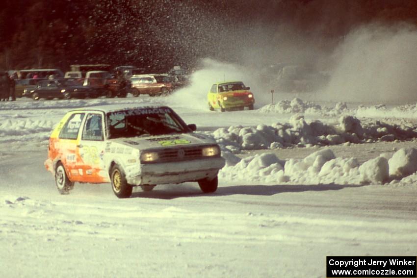 Herm Johnson / Bill Pate VW GTI and Mark Knepper / Steve Carter Toyota Starlet