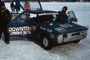 Patti Phillips / Bill Collins / Darrell Peterson modified VW Scirocco sporting new damage after the modified race.