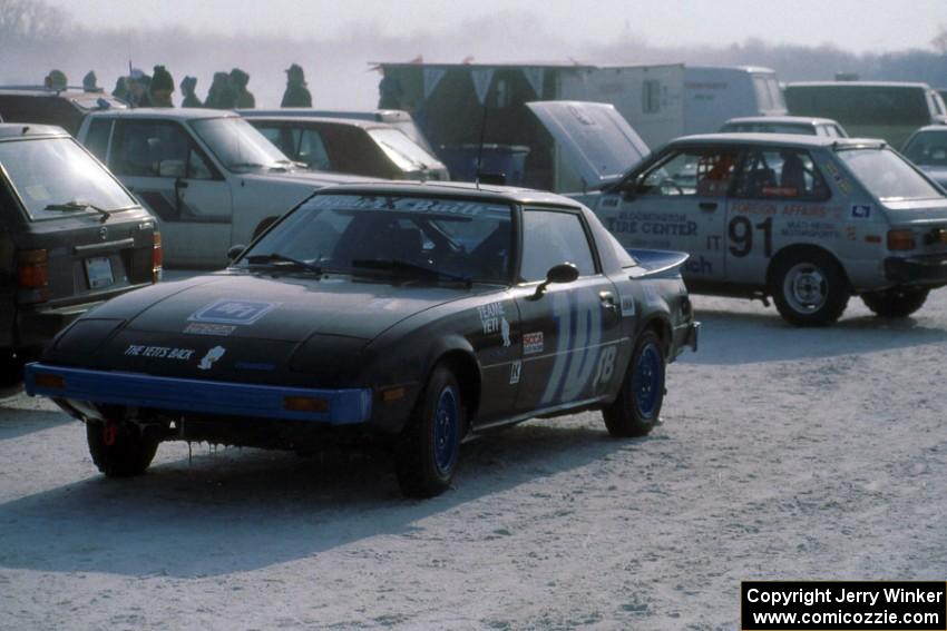 Mark Sanders / Steve Kuehl Mazda RX-7 and Mark Stohm / Randy Jokela Toyota Starlet