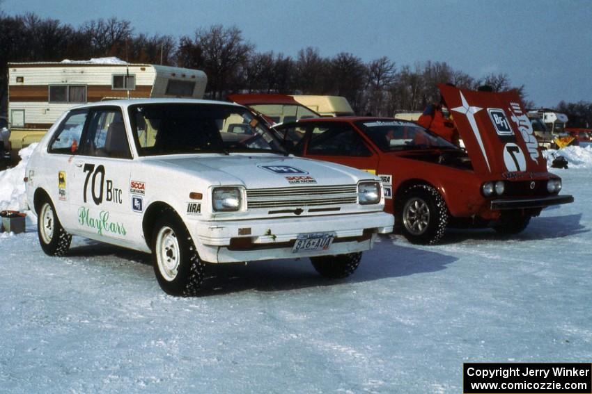 Dale Hoover / Mark Dysart Toyota Starlet and Steve Carter / Mark Knepper Alfa-Romeo GTV6