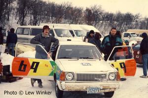 Jerry Winker / Mike Winker Mazda GLC after the showroom enduro race