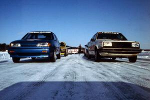 The front row for the race