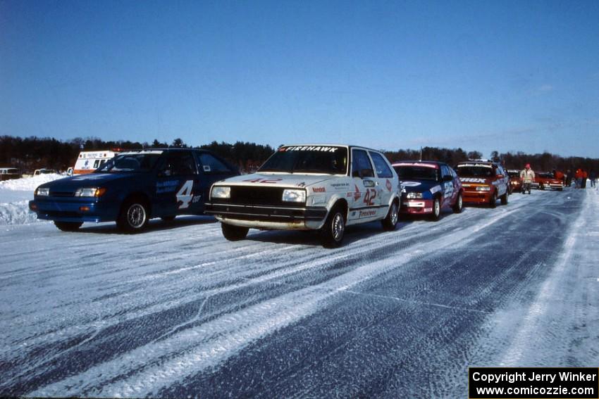 The grid for the race