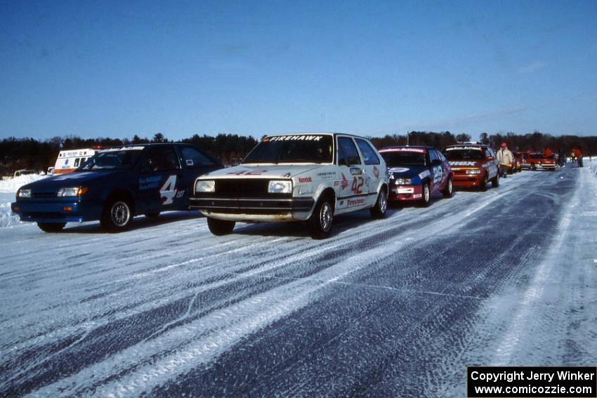 The grid for the race