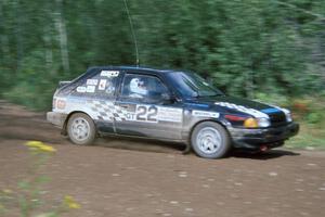 Steve Gingras / Bill Westrick in their PGT Mazda 323GTX.