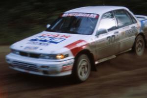 Tim O'Neil / Tom Burgess took third overall, first in PGT, in their Mitsubishi Galant.