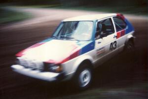 Divisional competitors Craig Sobczak / Kevin DeLoughary in their VW Rabbit.