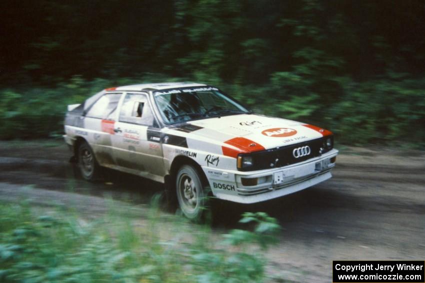 Paul Choiniere / Jeff Becker in their Audi Quattro were the overall winners of the event.