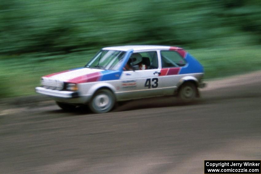 Craig Sobczak / Kevin DeLoughary competed in the divisional in their VW Rabbit.